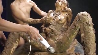 Japanese kinky scat slave puking
