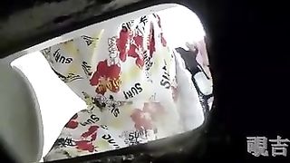 Hairy Chinese babe voyeur pooping video