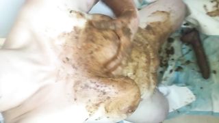 Natural teen filled panties with poop