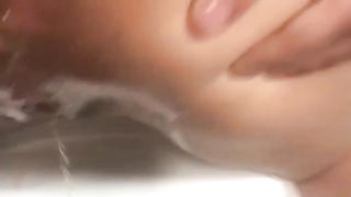 Sexy brunette gets ass and poop fucked