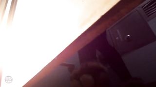 Japanese chick pissing and pooping in the cold day