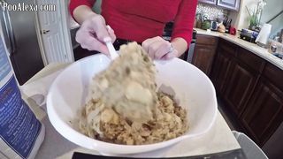 Recipe for making shit cupcakes