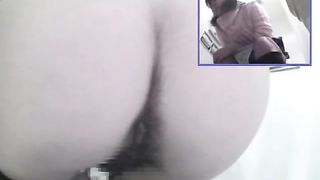 Japanese girl filmed secretly while shitting