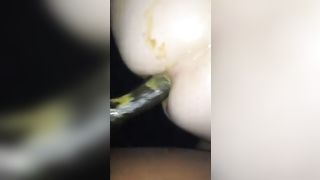 Shitty Interracial scat anal