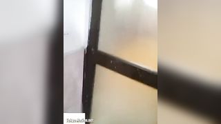 Smoking and shitting in toilet