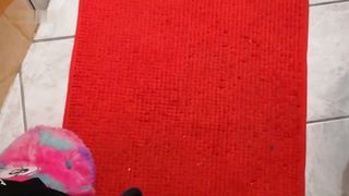 Amateur wife shitting in closeup