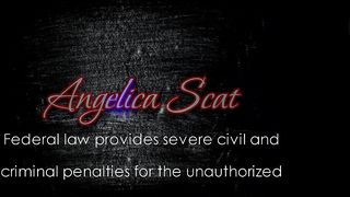 Fat ass blonde pooping