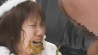 Japanese chick fed fresh poop and puke