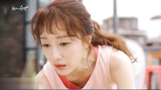 Korean girl has diarrhea during yoga