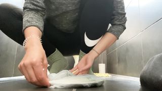 Long turd too big for a plate