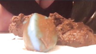 Amateur teen asian scat licking