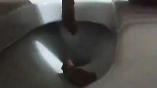 My goddess showing her big turd