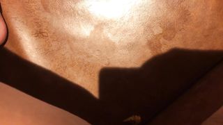 Pooping on the hotel sofa