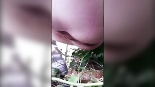 Hot big ass milf pooping and pissing