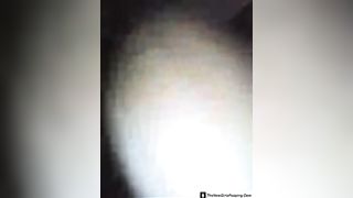 Thick ass babe pooping heavily in closeup