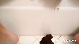 Huge White Panty Poop