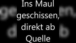 Redhead mistress poop feeding her boy toy