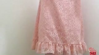 Japanese girl pooping huge turd