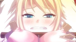 Anime girl forced to diarrhea