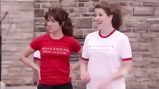 Chick poops her shorts playing soccer