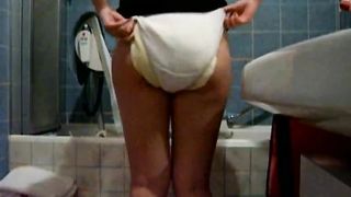 Naughty babe diaper poop