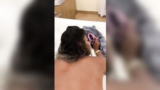 Dirty and poop blowjob after doggystyle fuck