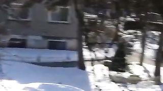 Big black ass shitting heavy load