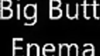 Big butt Ebony enema