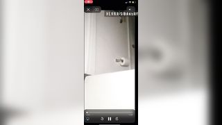 Beautiful big ass Ebony shit in tub