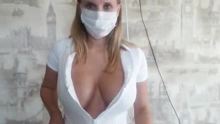Busty hot Nurse and dirty injection
