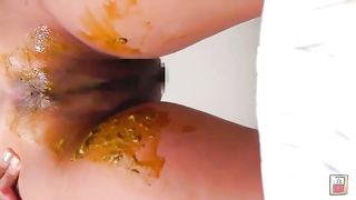 Dirty mess from sexy Asian babe