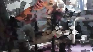 Hot milf shitting in high heels boots