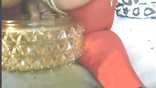 Slut wife enjoying scat fun with her fat hubby