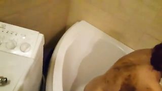 Busty redhead wife enjoying shit ride fuck