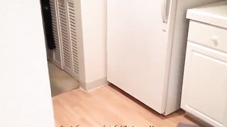 Thick ass babe playing with her shit and dildo