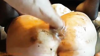 Stinky wife loves hard scat fuck