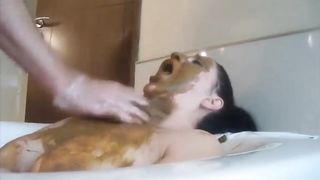 Shit eating and scat blowjob fun