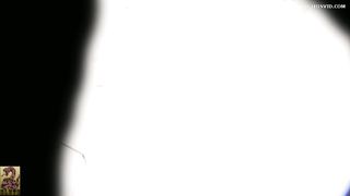 Young Japanese chick pooping