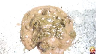 Japanese hot girl pooping in the street