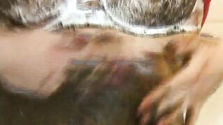 Blonde hot milf and yummy shit