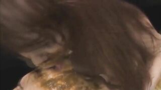 Stunning Asian babes love shit smearing