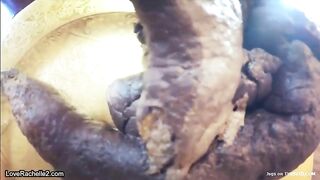 Bubble butt lady and hot poop