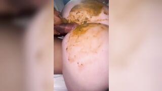 Beautiful ass drilled by huge cock