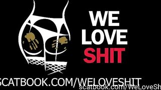 Nasty lady poops and smearing