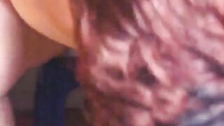 Kinky mature lady smearing shit heavily