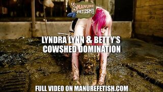 Lyndra Lynn and Betty's Cowshit sex