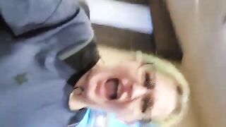 Kinky mature office lady poops
