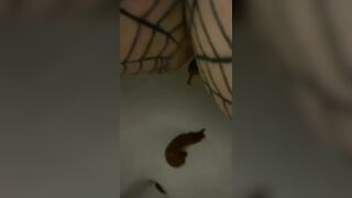 Liquid shit on the floor