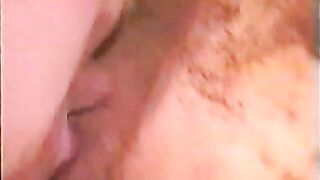 Retro hot milf rimming and shit licking