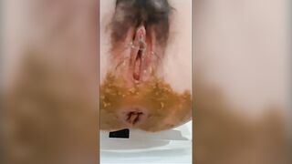 Yummy white panty and thick shit